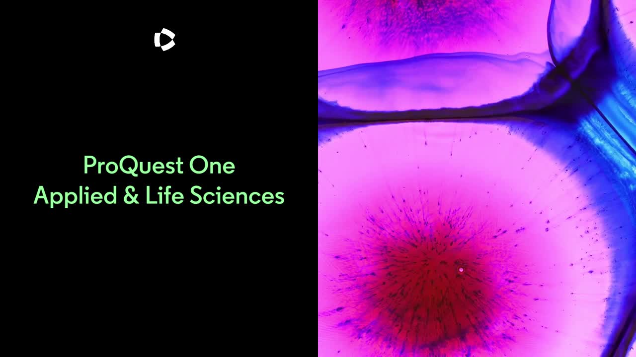 ProQuest One Applied & Life Sciences