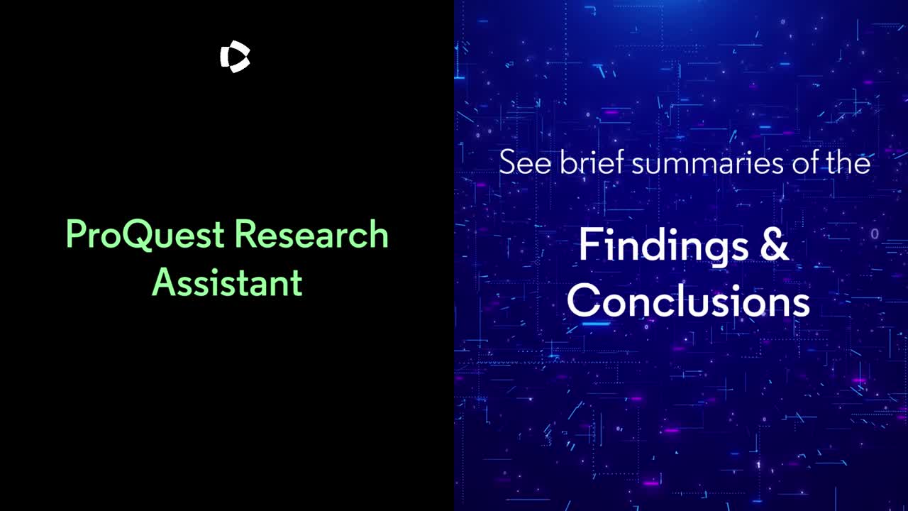 Findings & Conclusions