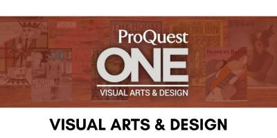ProQuest One Visual Arts & Design